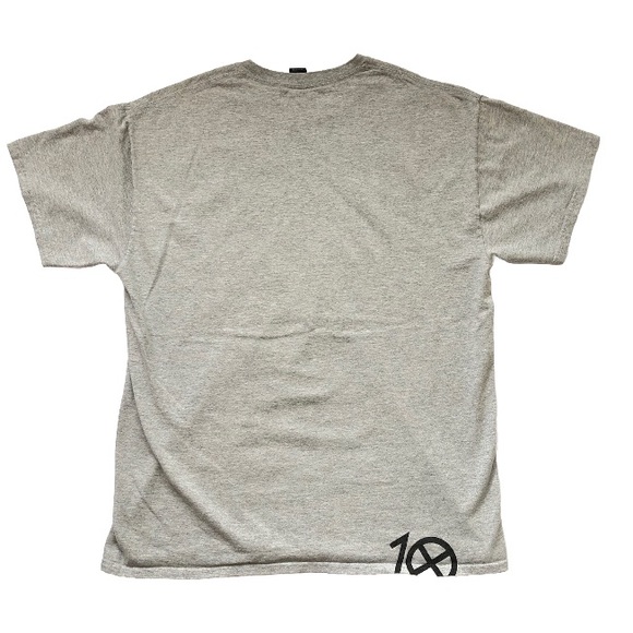 Vintage Y2K 10 Deep Camo Graphic Tee Shirt Grey Large - Picture 2 of 5